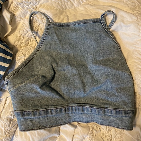 Show Me Your MuMu Tops - Show me your mumu denim crop top